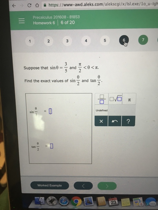 Solved Suppose That Sin Theta 3 5 And Pi 2 Theta Pi Chegg Com