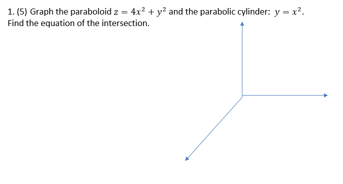 Graph The Paraboloid Z 4 X 2 Y 2 And The Chegg Com