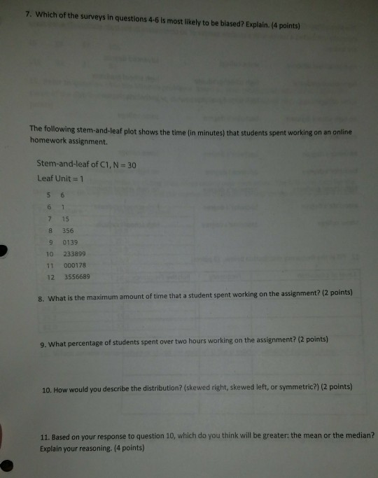 Most Likely To Questions >> Solved 7 Which Of The Surveys In Questions 4 6 Is Most L Most Likely To Questions >> Solved 7 Which Of The Surveys In Questions 4 6 Is Most L