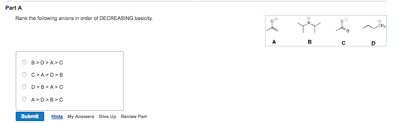 Solved Chapter 22 Reading Quiz Question 3 Part A Rank The
