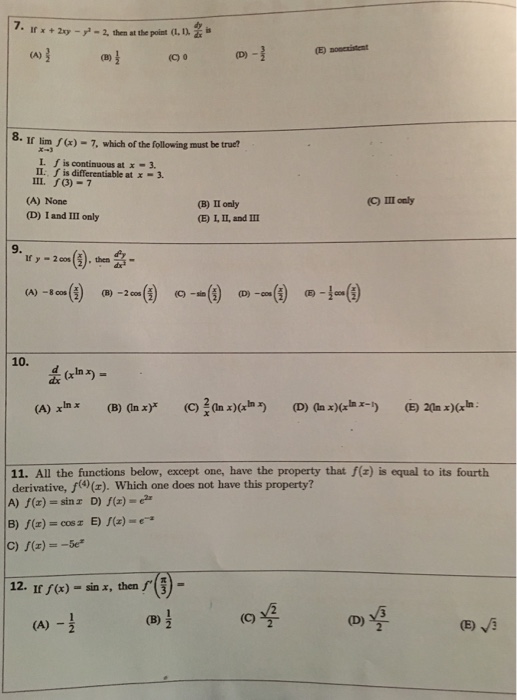 Solved If X 2xy Y 2 2 Them At The Point 1 1 Dy Dx Chegg Com