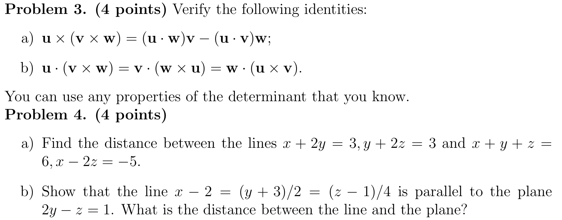 Problem 3 Verify The Following Identities A U X Chegg Com