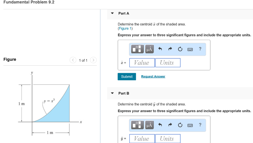 Solved Fundamental Problem  Part A Determine the centroid 