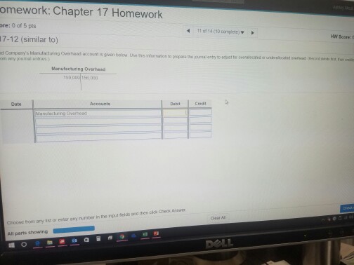 Solved omework: Chapter 17 Homework ore: 0 of 5 pts 7-12 | Chegg.com