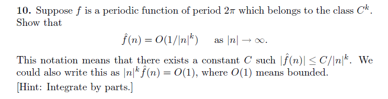 Suppose F Is A Periodic Function Of Period 2pi Whi Chegg Com