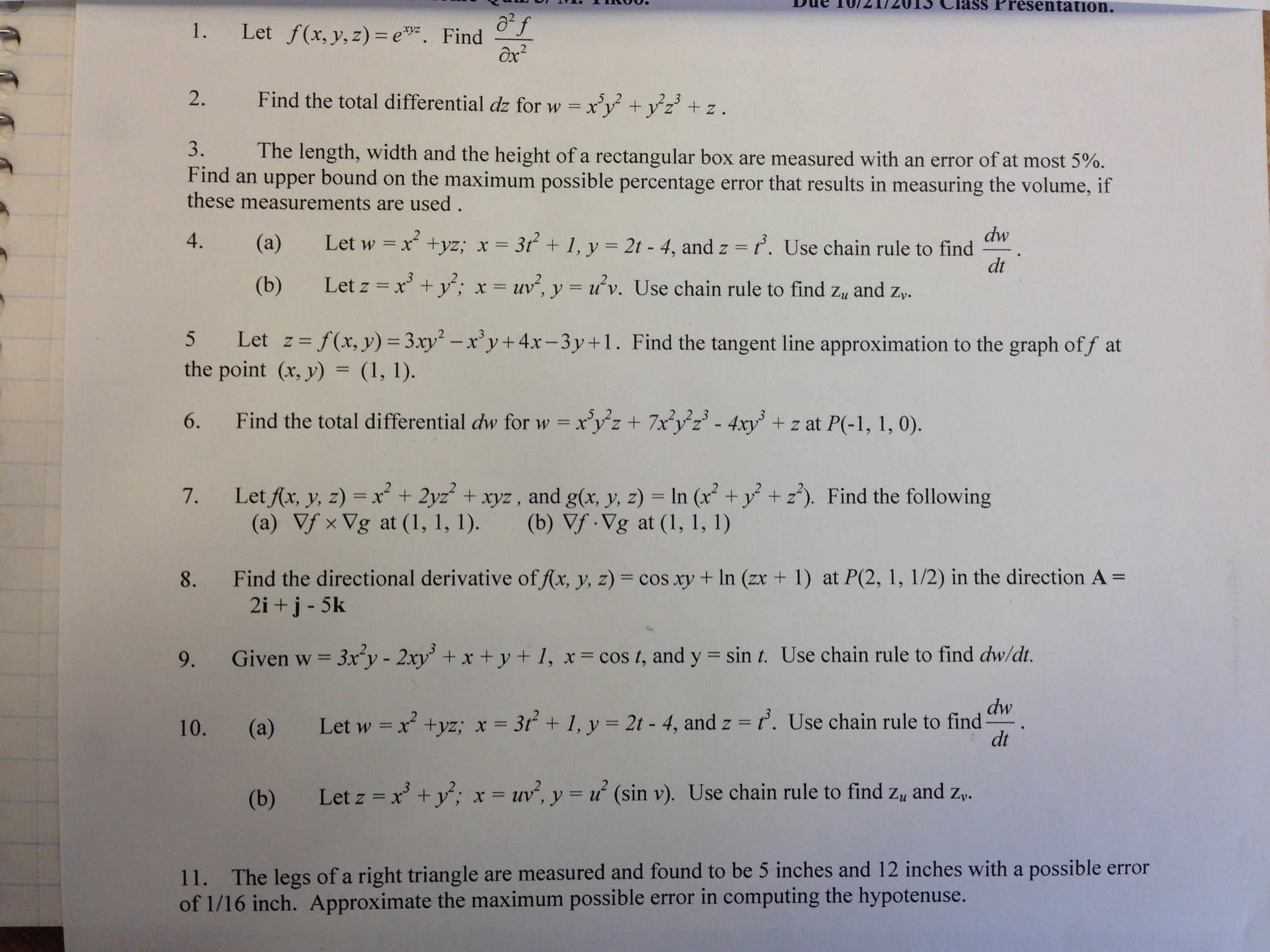 Solved Please Try And Answer All Of Them Show All Work Chegg Com