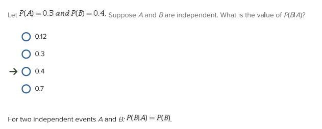 Solved Let P A 0 3 And P B 0 4 Suppose A And B Are Chegg Com