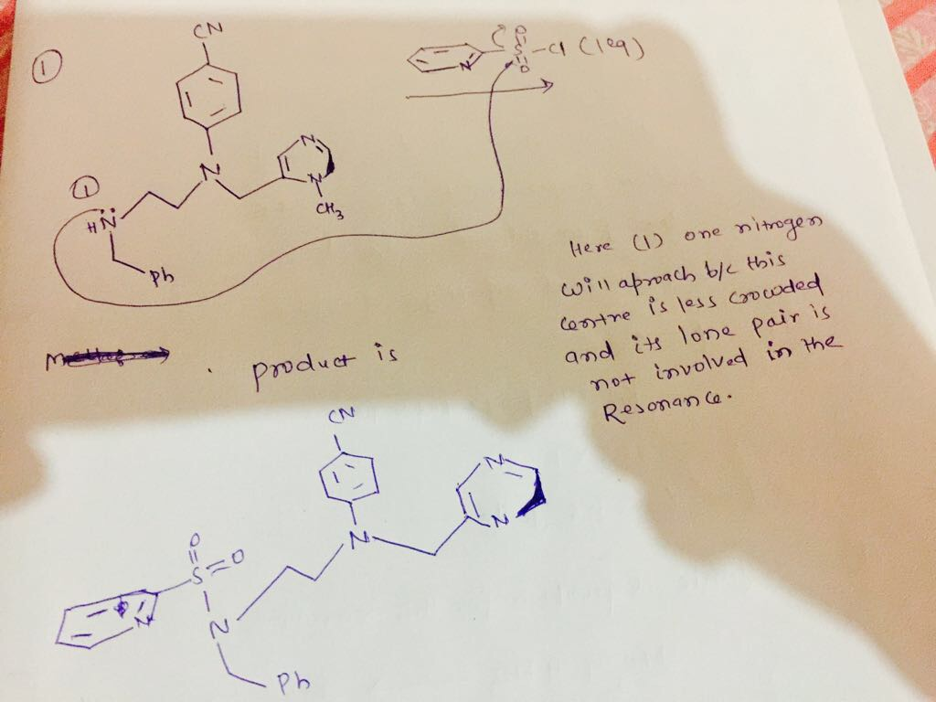 Question & Answer: The product of the reaction below has been found to be a potent anticancer agent (J.Med...... 2