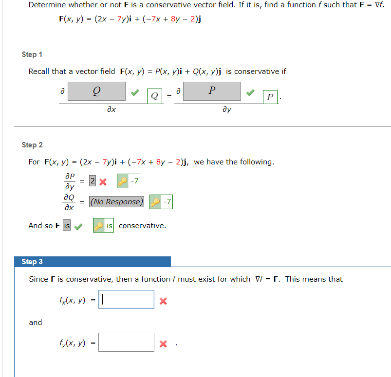 Solved Determine Whether Or Not F Is A Conservative Vector Chegg Com