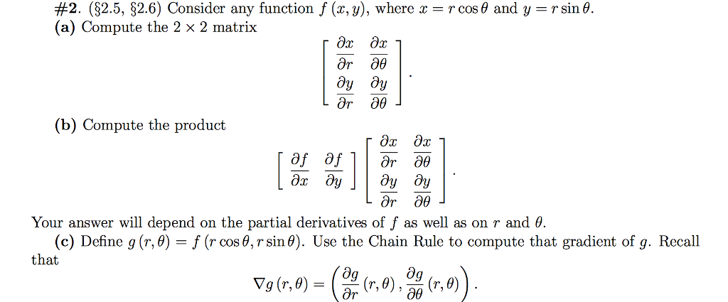 Solved 2 2 5 2 6 Consider Any Function F X Y Wh Chegg Com