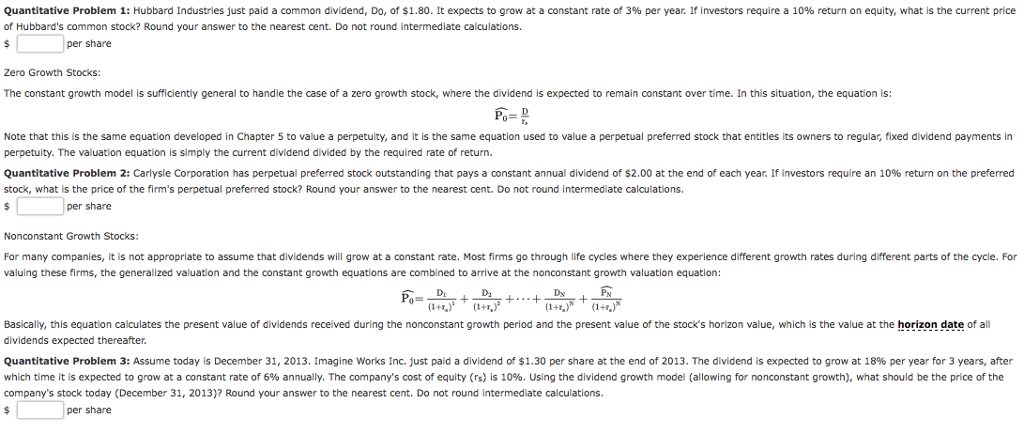 Are expected перевод. Present value of a perpetuity for preferred shares. Expected resold Price of that stock at Date 1 , after the Dividends payment. 2. Calculate the current stock Price of the following questions by using the Dividend Valuation model.. Value of the stock given required rate of Return and BPS.