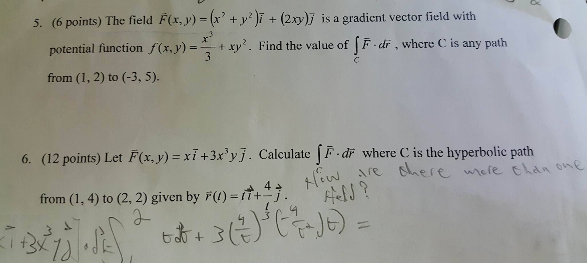 Solved 6 Points The Field F X Y X2 Y J 2x Is A Chegg Com
