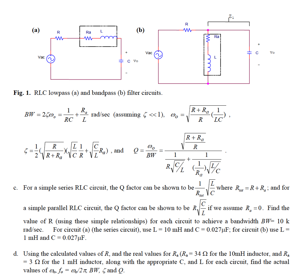 Solved A Find The Transfer Function Vo Vi For Circuit A Chegg Com