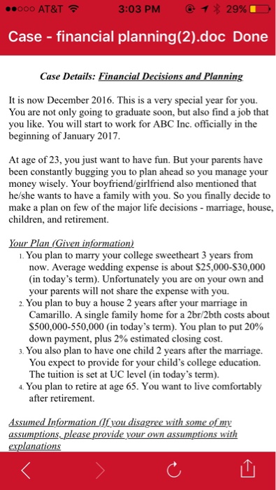 Few Parents Plan For Future Of Children >> Solved 10 Assume You Will Encounter Some Financial Diffi Few Parents Plan For Future Of Children >> Solved 10 Assume You Will Encounter Some Financial Diffi