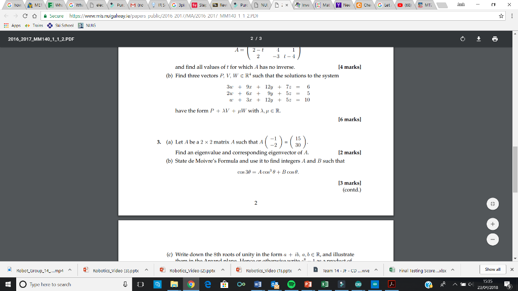 Solved Elec I Secure W Ww Mis Nuigalway Ie P Chegg Com