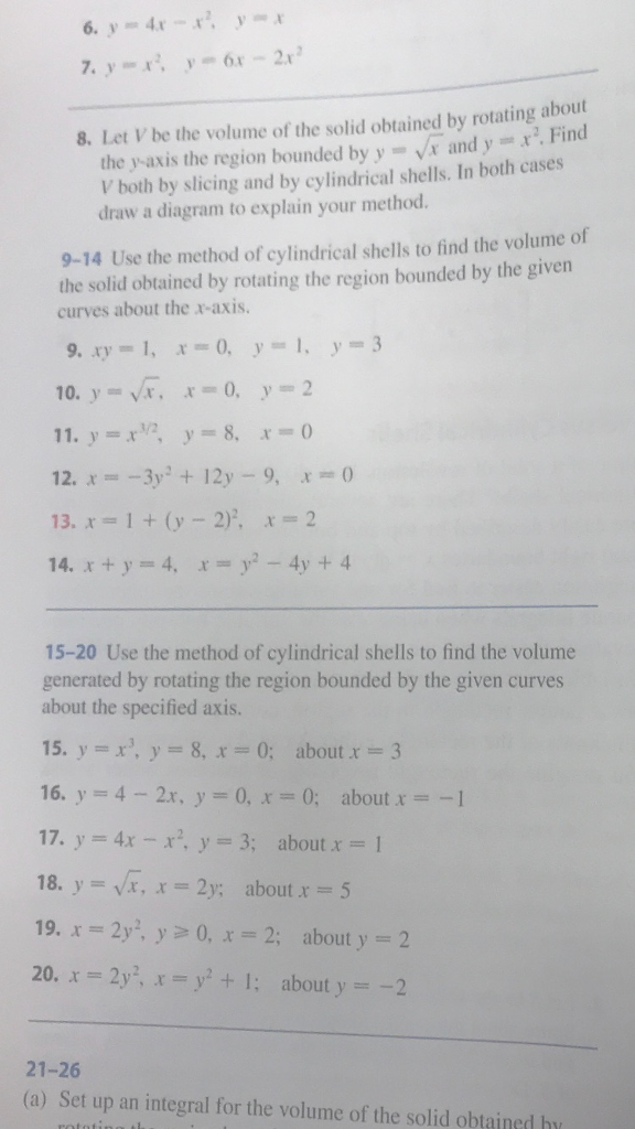 Solved 6 Y X Xy 7 Y Y 6x 2x 8 Let V Be The Vo Chegg Com