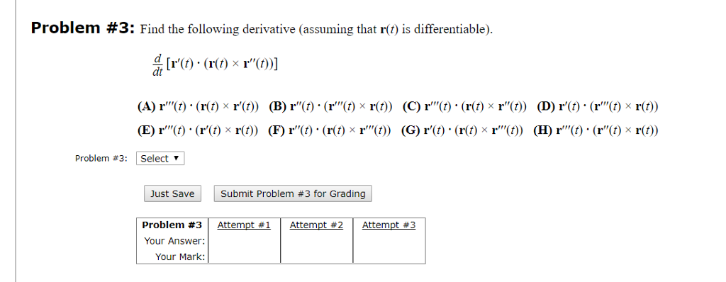 Solved Problem 3 Find The Following Derivative Assumin Chegg Com