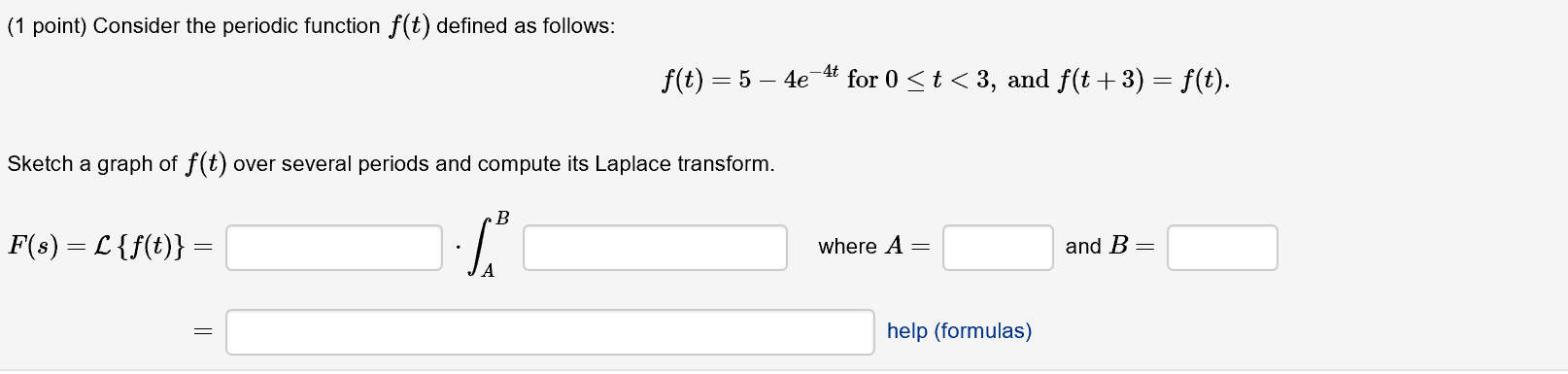 Solved Consider The Periodic Function F T Defined As Fol Chegg Com