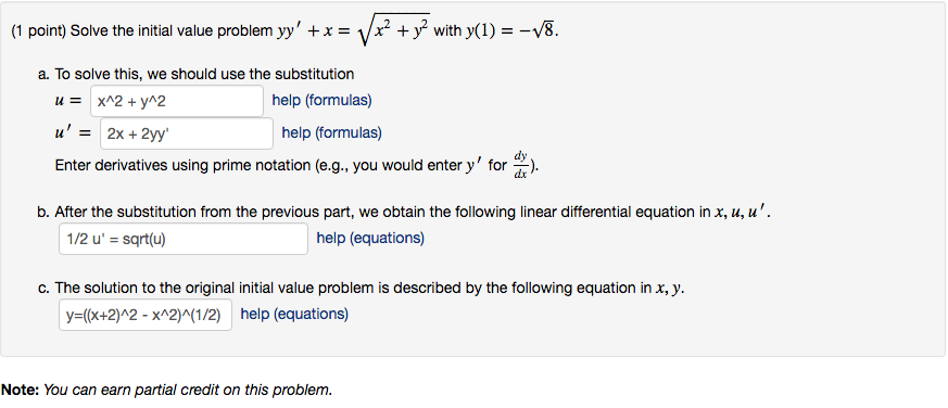 Solved Solve The Initial Value Problem Yy X Squareroot Chegg Com