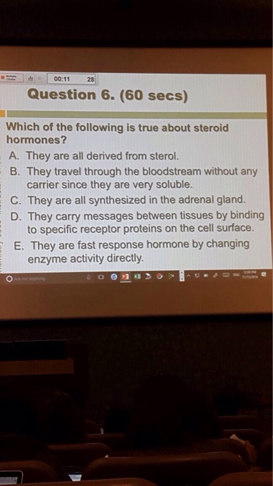 Solved Which Of The Following Is True About Steroid | Chegg.com