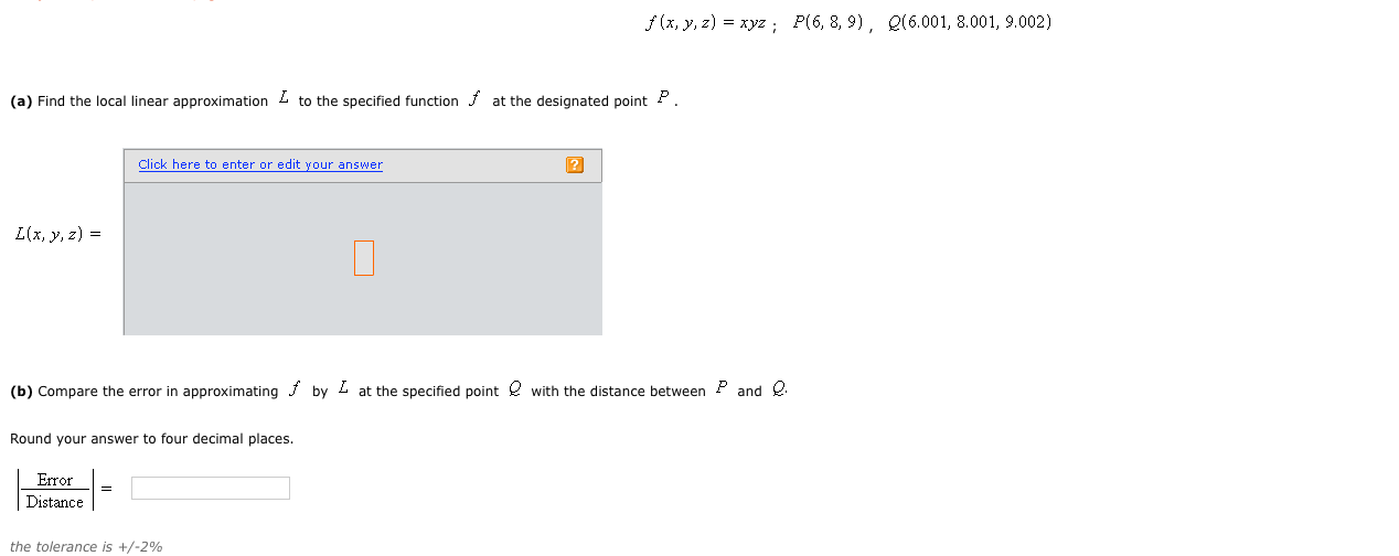 Solved F X Y Z Xyz P 6 8 9 Q 6 001 8 001 9 00 Chegg Com