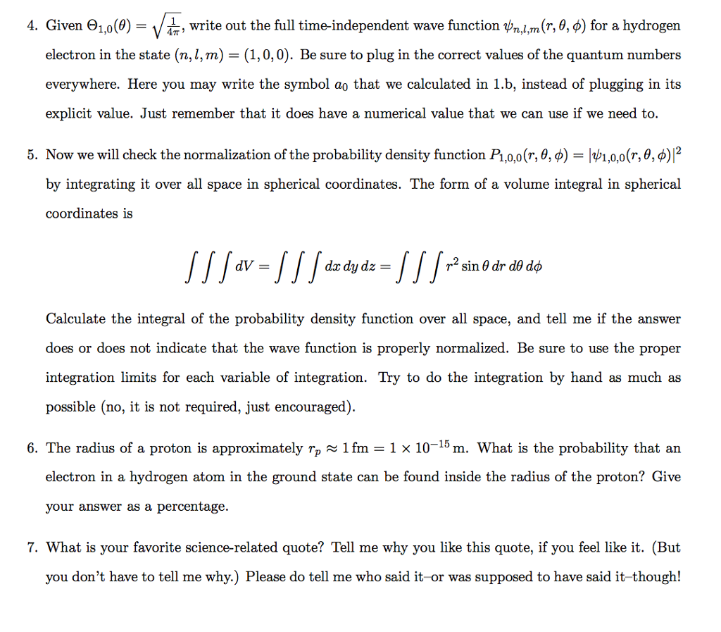 Solved The Radial Part Of The Schrodinger Equation For An Chegg Com