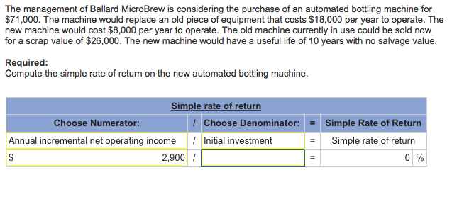 solved the management of ballard microbrew is considering