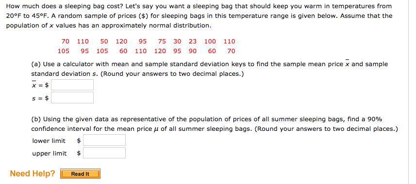 how much do sleeping bags cost