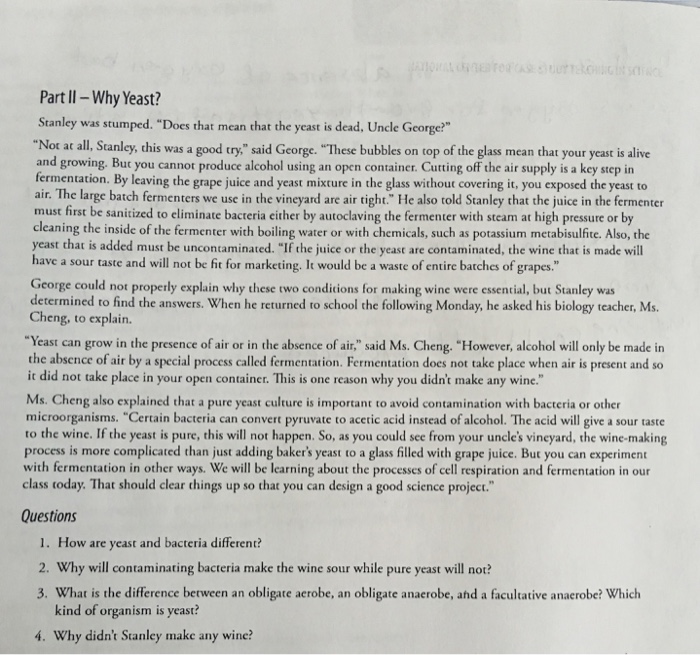 6 why will contaminating bacteria make the wine sour while pure yeast will not picture