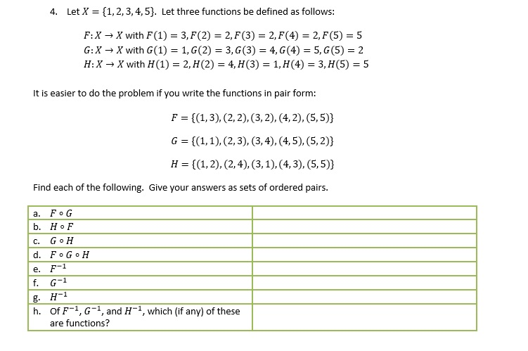 Solved F X Rightarrow X With F 1 3 F 2 2 F 3 2 Chegg Com