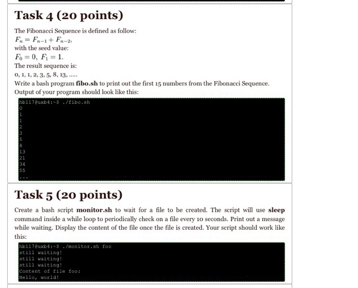 Fibonacci numbers script hackerrank picture