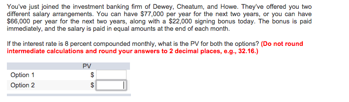 You Ve Just Joined The Investment Banking Firm Of Chegg 