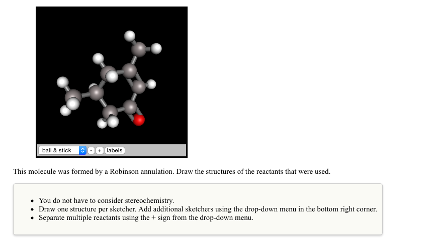 Solved: Ball & Stick Labels This Molecule Was Formed By A ...