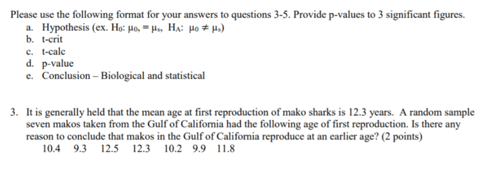 Solved Please Use The Following Format For Your Answers T Chegg Com