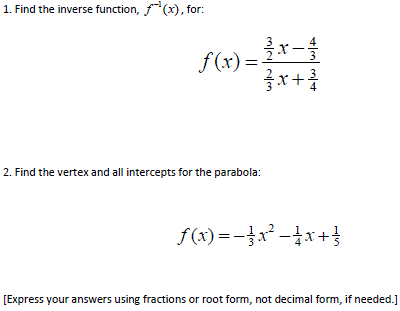 Find The Inverse Function F 1 X For F X 3 2 Chegg Com