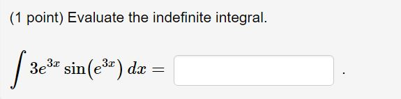 Evaluate the definite integral of the transcendental function picture