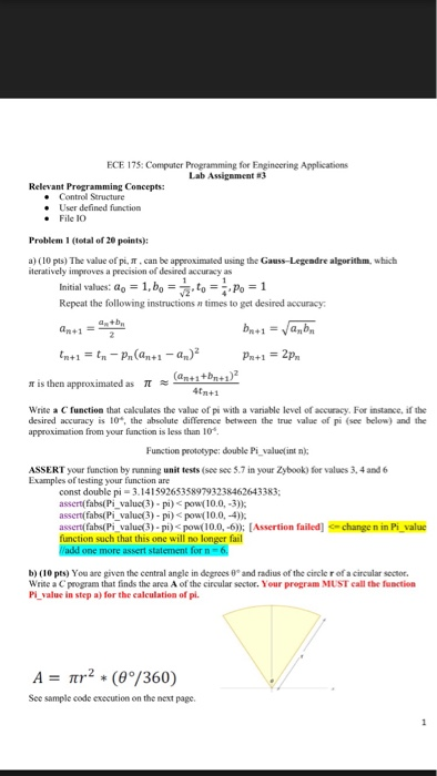 ECE 175: Computer Programming for Engineering