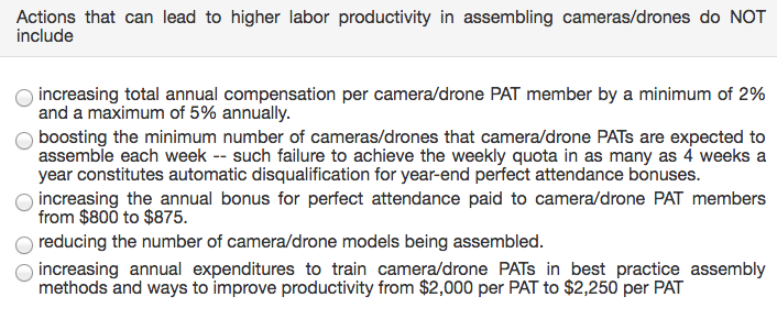 Solved Actions That Can Lead To Higher Labor Productivity