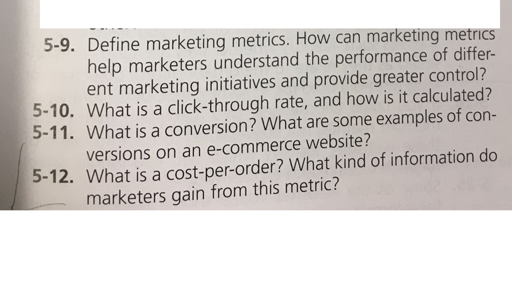 Metrics Definition