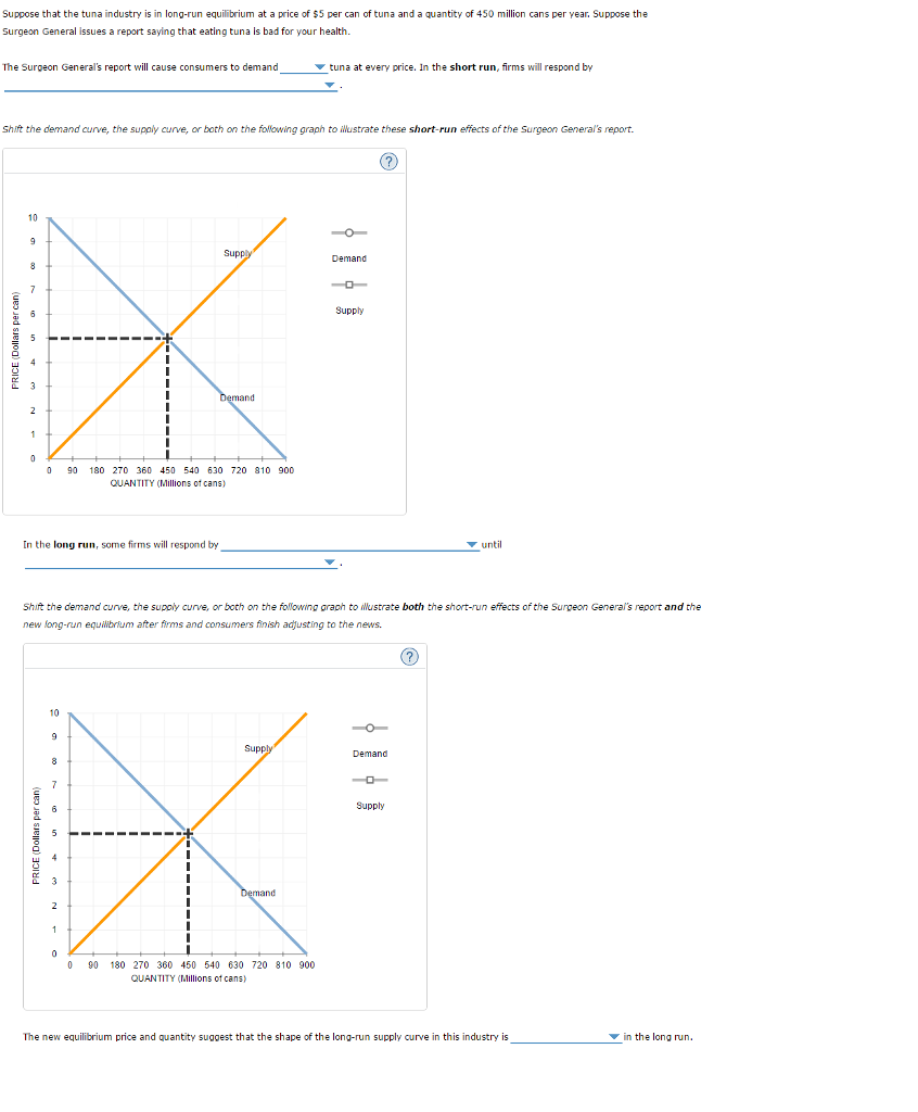 Suppose That The Tuna Industry Is In Long Run Equilibrium At A Price Of 5 Suppose That The Tuna Industry Is In Long Run Equilibrium At A Price Of 5