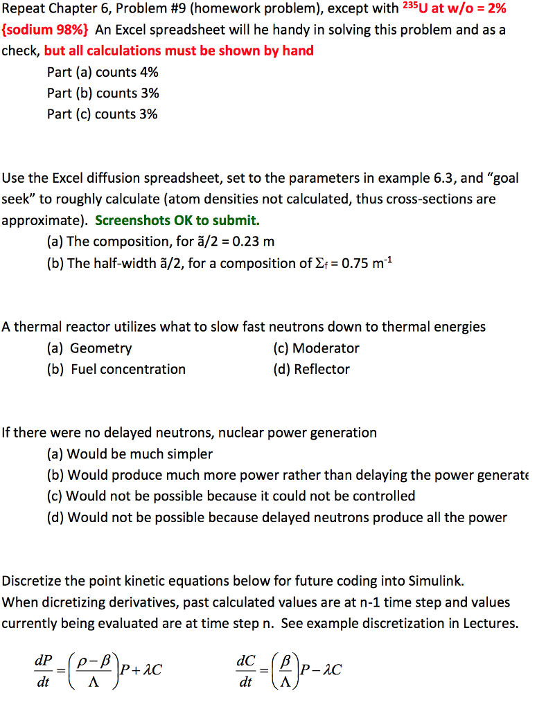 Repeat Chapter 6 Problem 9 Homework Problem E Chegg Com
