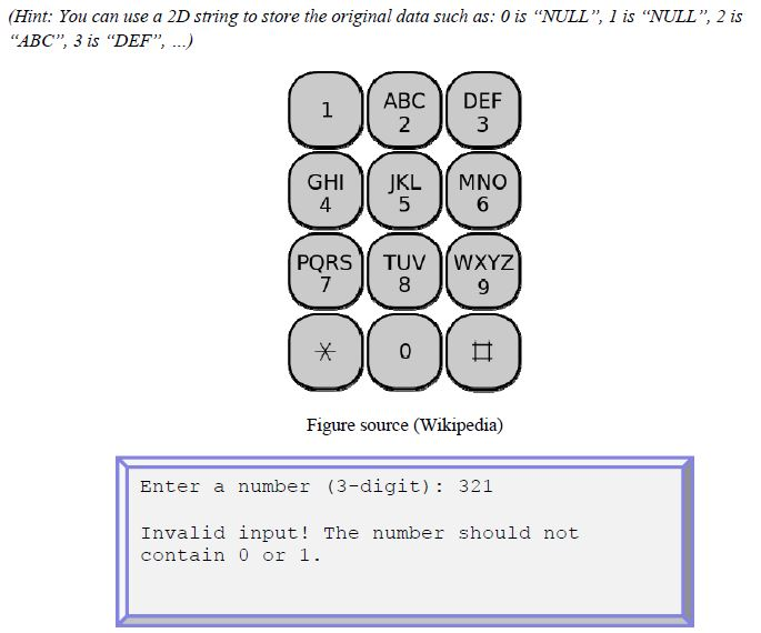 Solved: Write A Program That Takes A Phone Number (3-digit... | Chegg.com