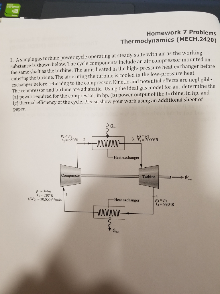 Thermodynamics quiz pdf image
