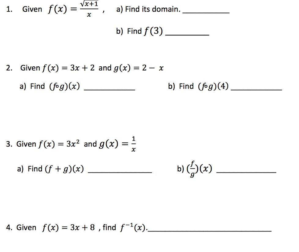 Given F X Squareroot X 1 X Find Its Domain Chegg Com