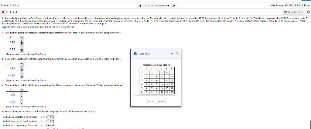 Over under bet example meaning