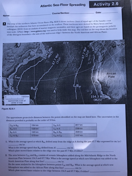 Solved 2 The Area Between Caf And Baf Consists Of Oceani