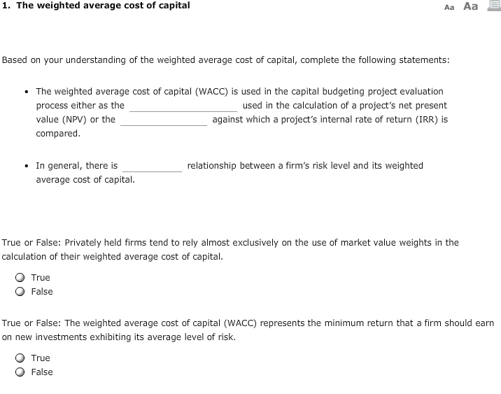 Why Do You Need the Weighted Average Cost of Capital (WACC)?