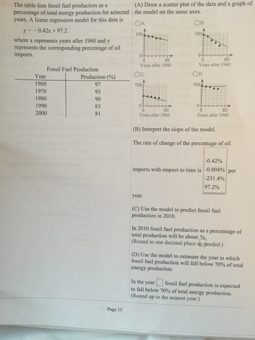 Fossil fuels worksheet 6th grade picture