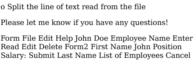 Answered! (Written in C# ) C# Employee Form Application Assignment Description: Please only answer if your up for challenge as directed. No one else tends to answer if they see a... 6