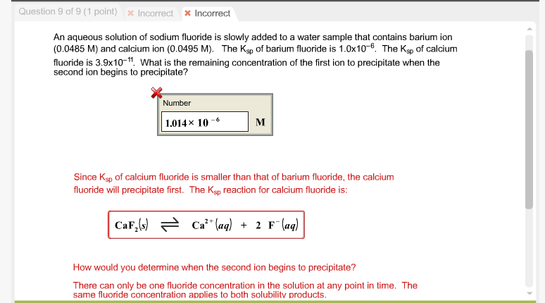 Solved An Aqueous Solution Of Sodium Fluoride Is Slowly Chegg Com